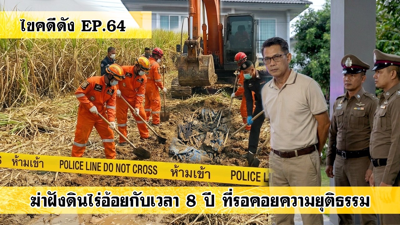 ไขคดีดัง EP. 64 l ปิดคดีโหด! ผอ.  ฆ่าฝังร่างอำพราง 8 ปี (สร้างจากเค้าโครงเรื่องจริง)