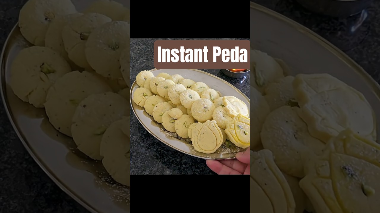 Milk Peda | No Cook Recipe | Renays Kitchen I  #shorts