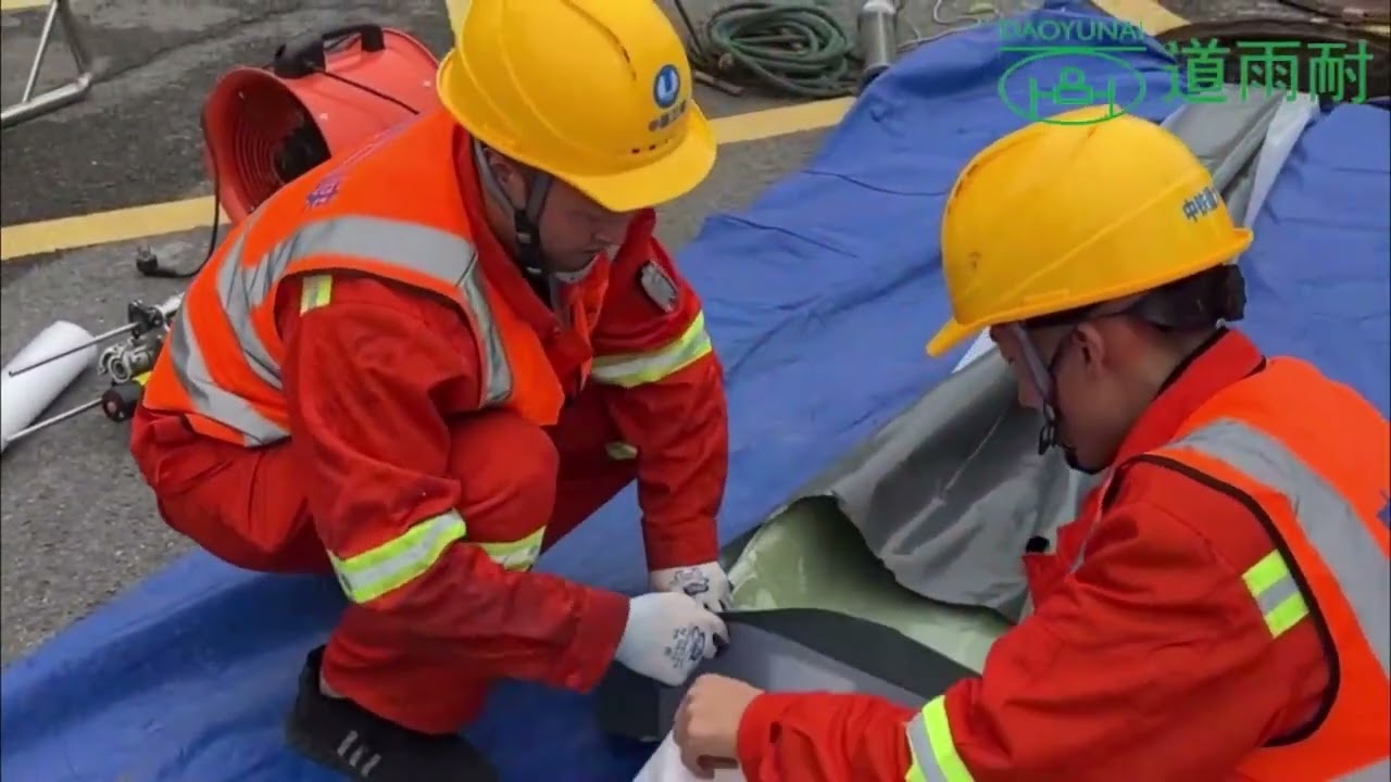 UV CIPP liner installation procedure by Daoyunai