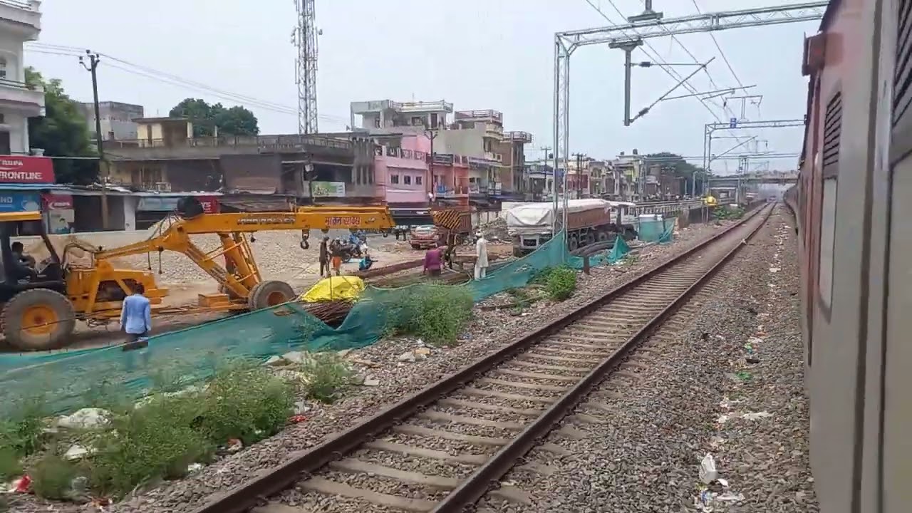 Rail journey Gorakhpur to gorakhpur cant -- #indian 