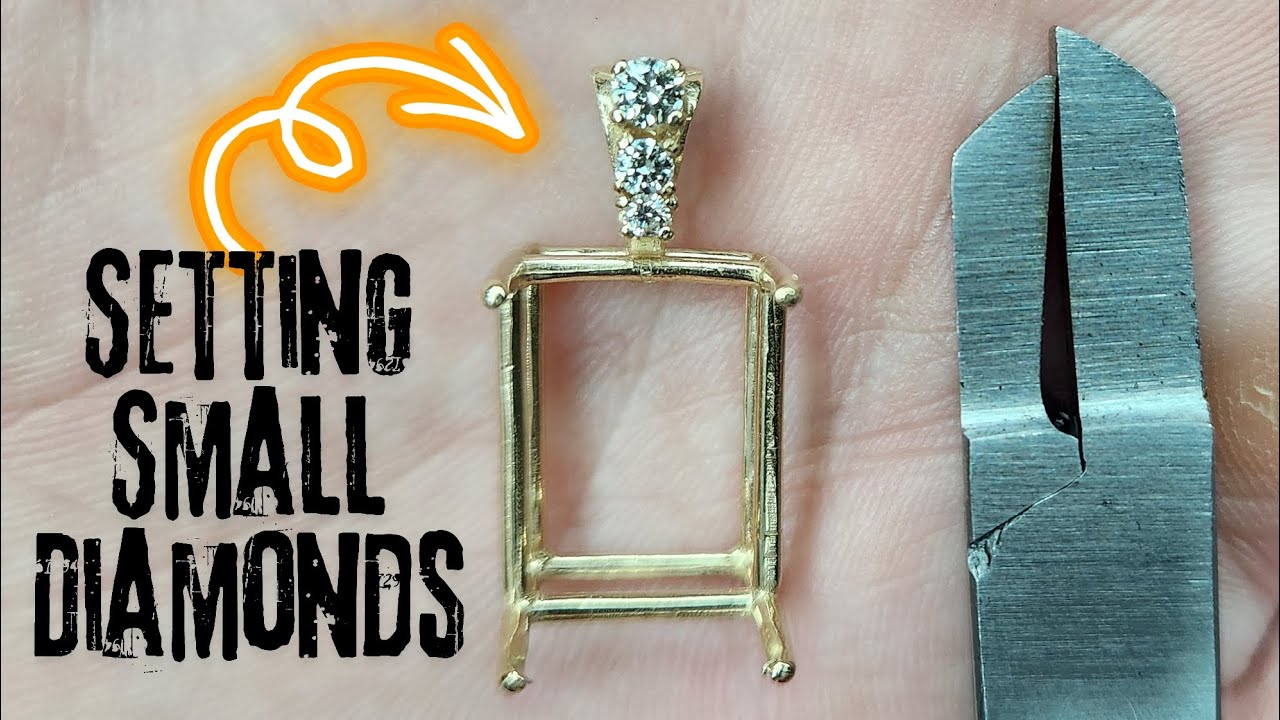 DIY Jewelry! Setting Small Diamonds in Pre-Notched Gold Settings