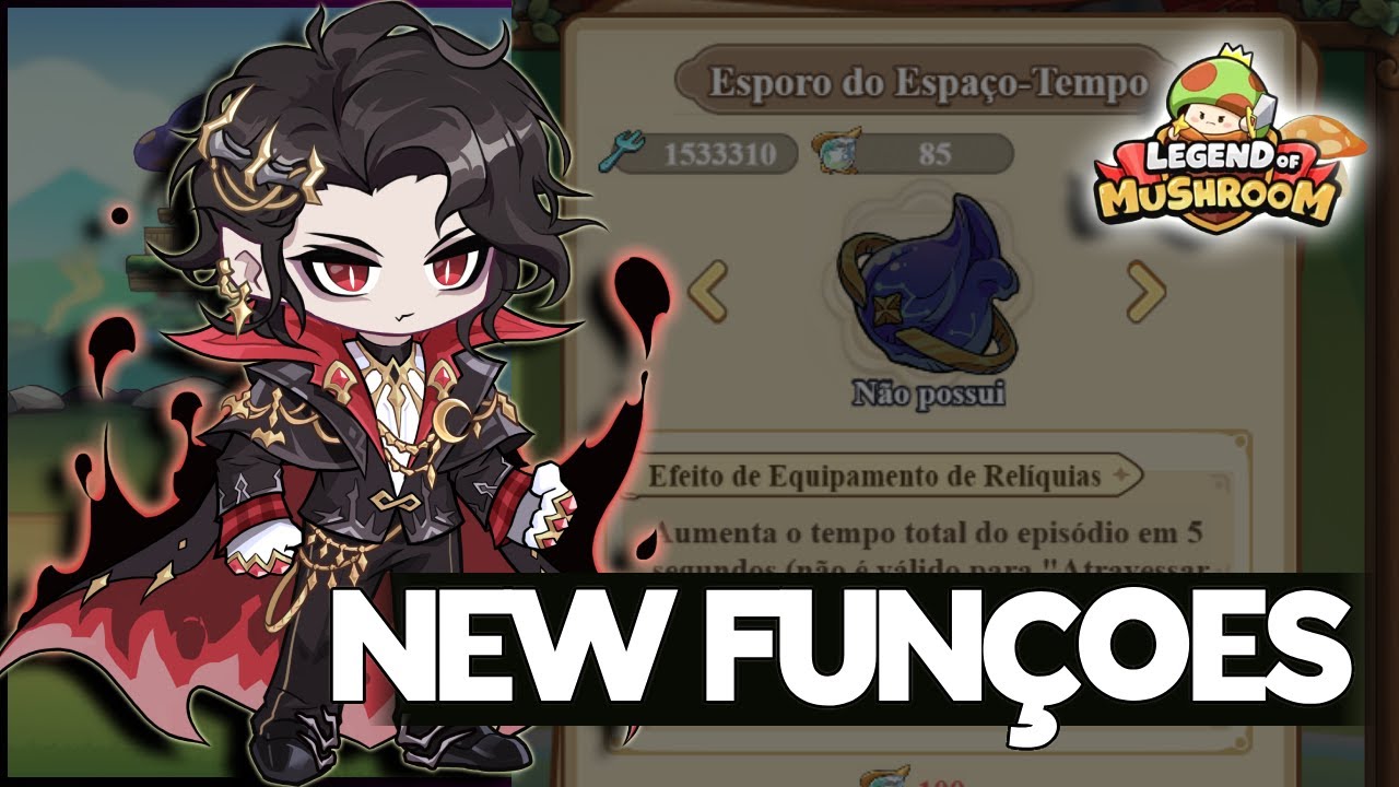 NOVOS FUNÇOES E EVENTO DE HALLOWEEN | Legends of Mushroom | SAIBA COMO FUNCIONA