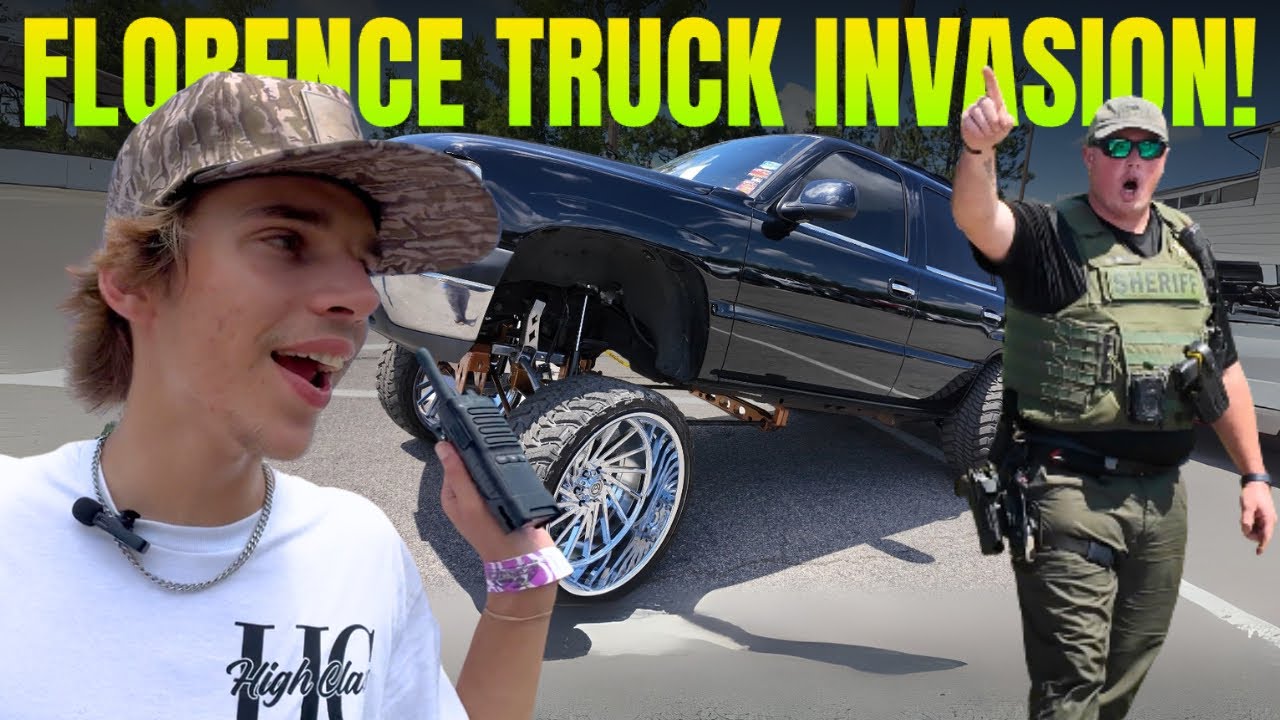 Arrested For TOO MUCH Squat? | Lifted Trucks Invade Florence!