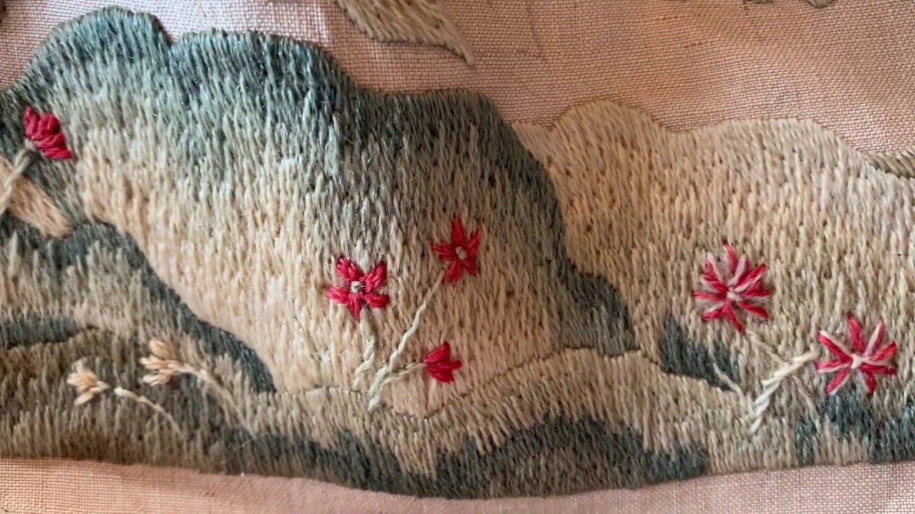 Sunday Antique Crewel Work Collection Video #10 - The Cockermouth Bedspread
