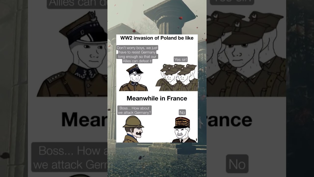 When WWII Started but Nobody Told France: The Phony War Explained 🇫🇷 #history #memes #facts