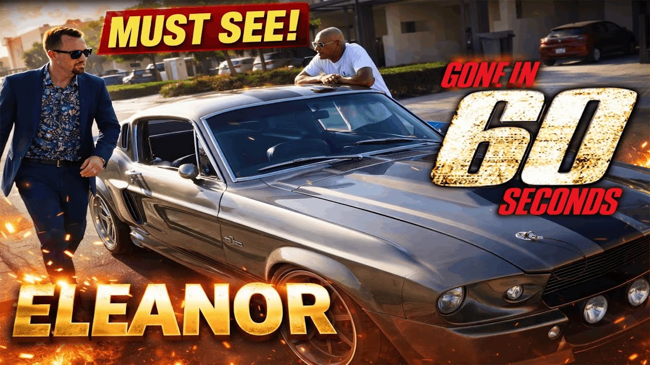 ЭЛЕАНОР, взгляните на этот невероятный реставрированный Mustang из фильма «Угнать за 60 секунд», ...