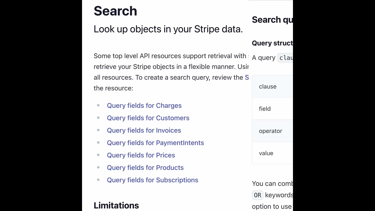 Searching for resources in Stripe #askstripedev