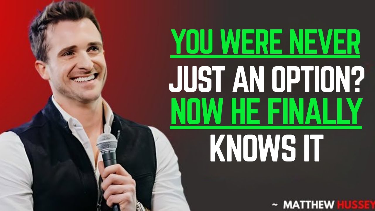 You Were Never Just an Option — Now He Finally Knows It | MATTHEW HUSSEY BEST MOTIVATION SPEECH .