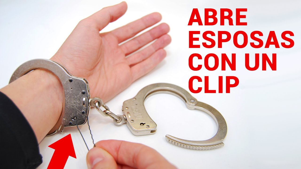 Cómo abrir esposas con un clip - Qué hay dentro de las esposas?
