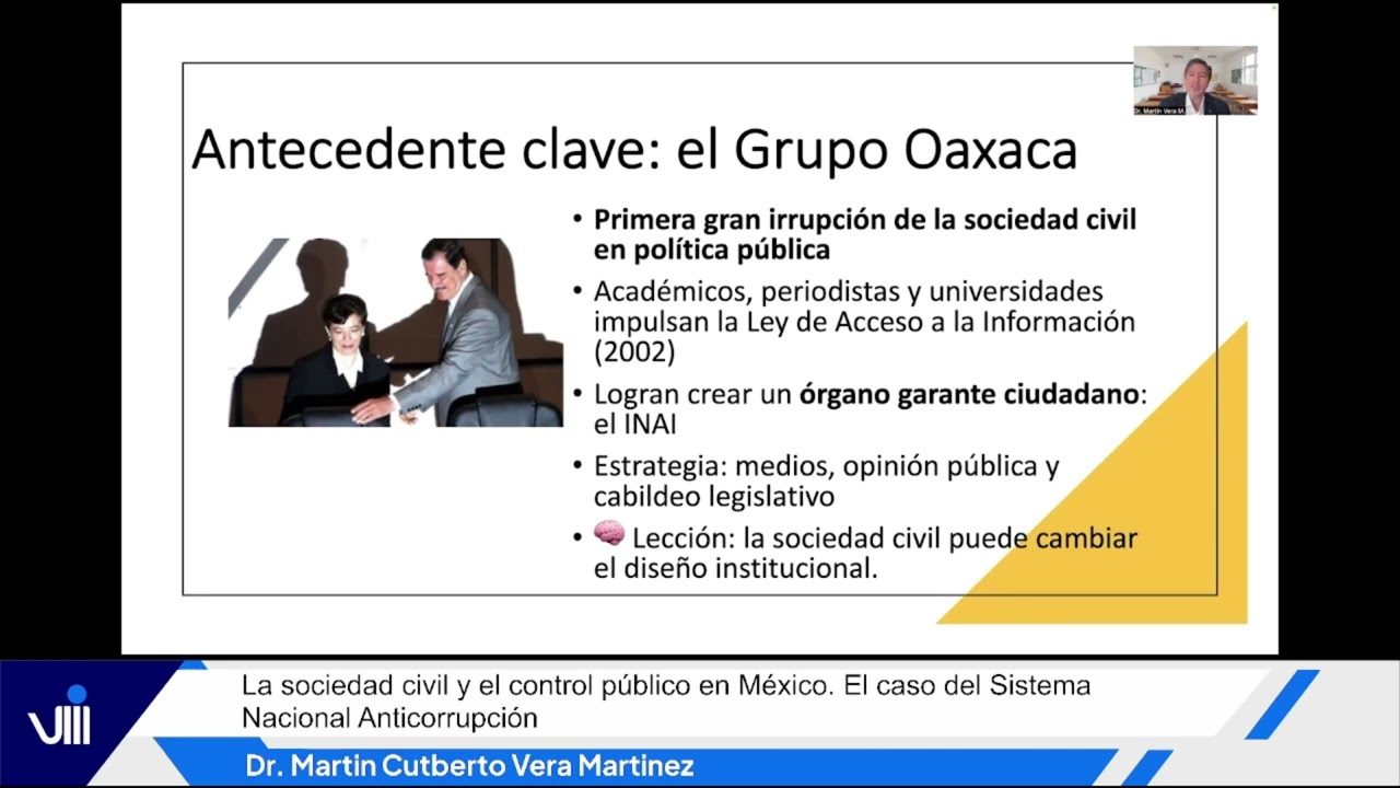 La sociedad civil y el control público en México. El caso del Sistema Nacional Anticorrupción