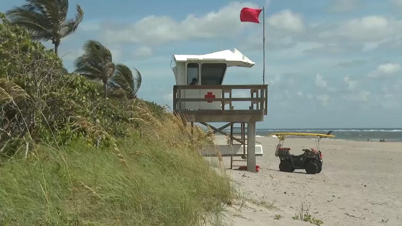 Ocean rescue lifeguard stresses the importance of swimming on guarded beaches