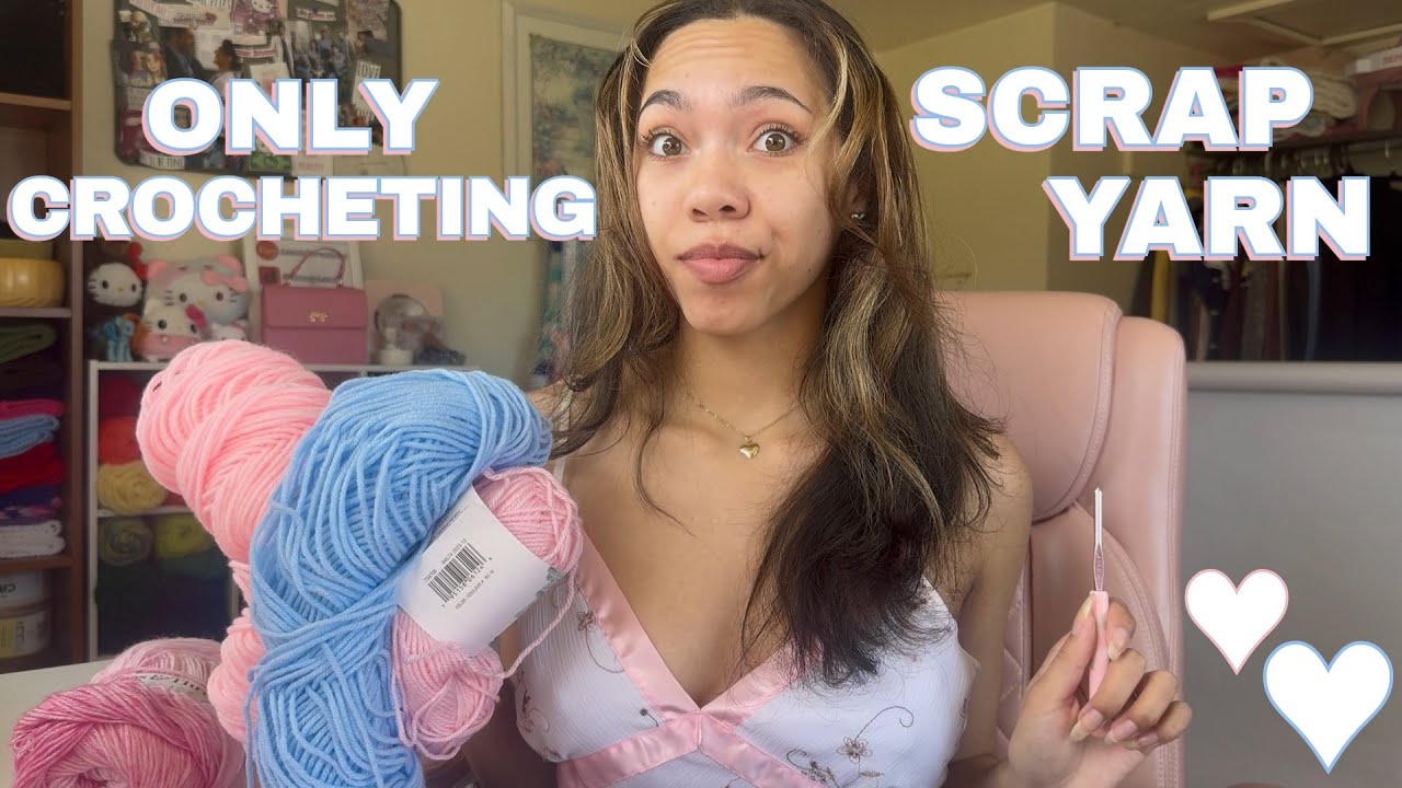 Crocheting ALL MY SCRAP YARN! Part 5