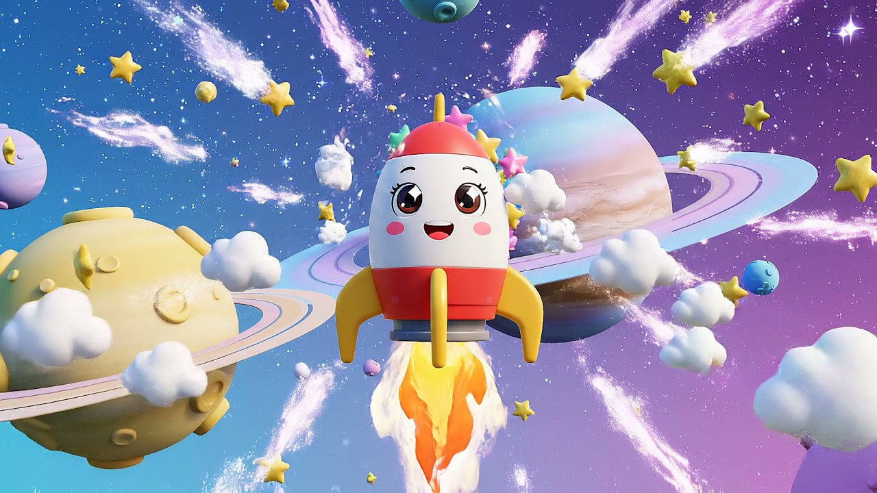 Mini Cohetes Hacen Fiu Fiu Fiu | Canción de Despegue y Sonidos del Espacio