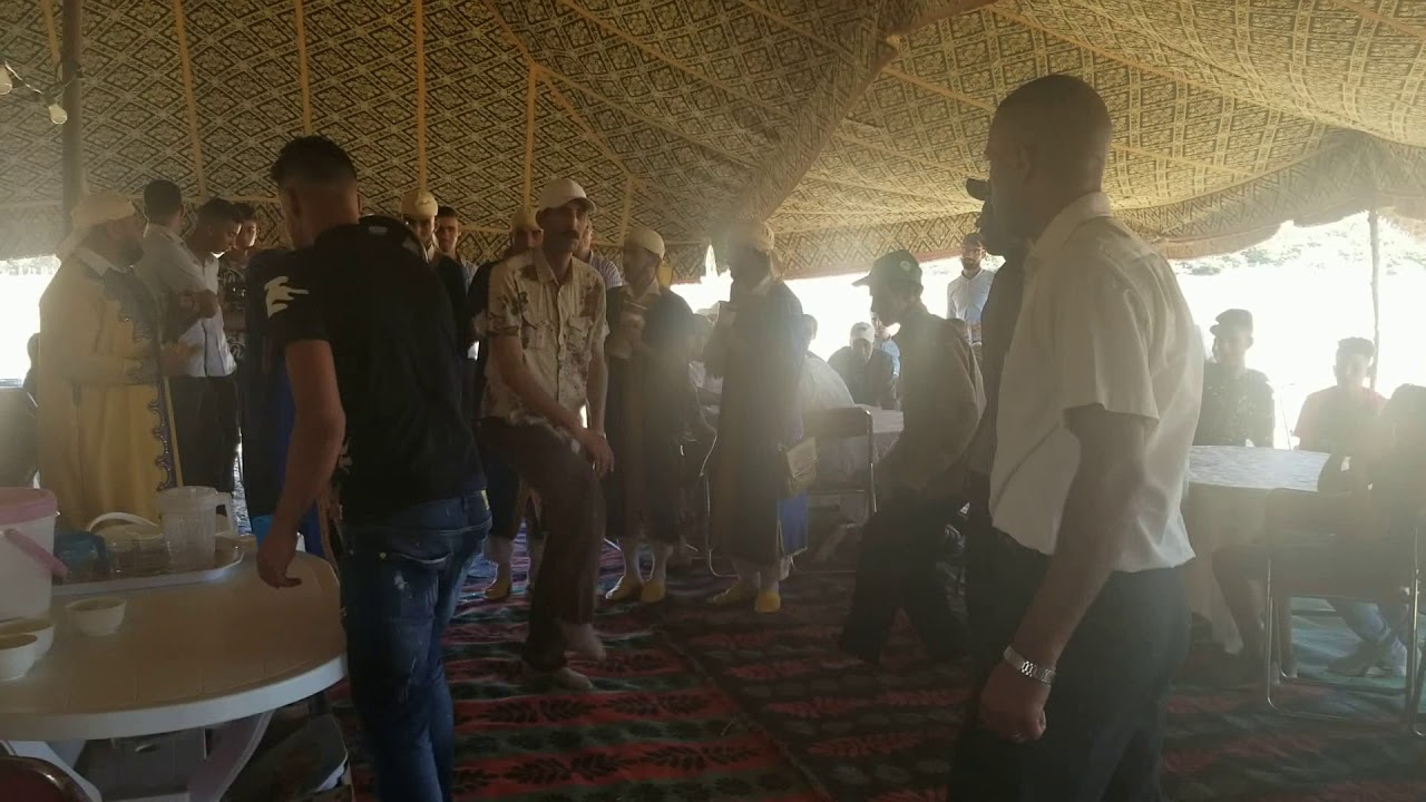 الهيت الزيادي مع مجموعة اعبيدات الرمى الصداقة بمنطقة بنيورة بعين القسب.