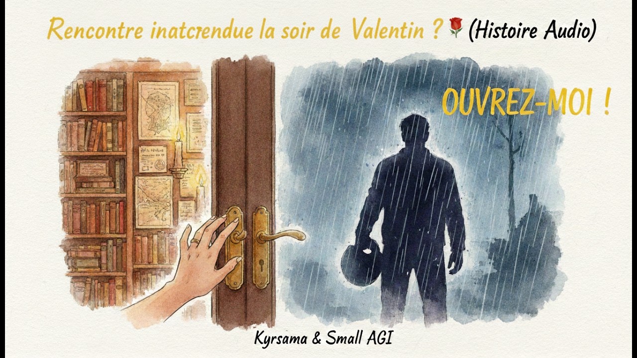Le Livreur et la Rose de Minuit  le soir de la Saint-Valentin ! 🌹 (Histoire Audio)