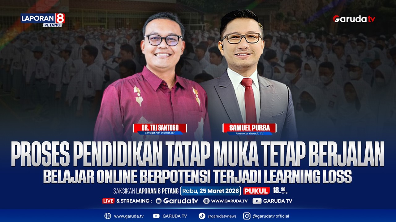 Proses Pendidikan Tatap muka Tetap berjalan, Belajar Online Berpotensi Terjadi Learning Loss