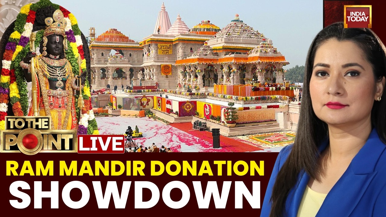 Live: Ram Mandir Donation Row | Ram, Rajneeti & Rising Rhetoric Over Devotees' Donations | Watch