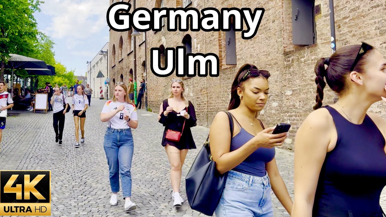 ULM, Germany walking tour 4k part 2/Blaubeuren 2024