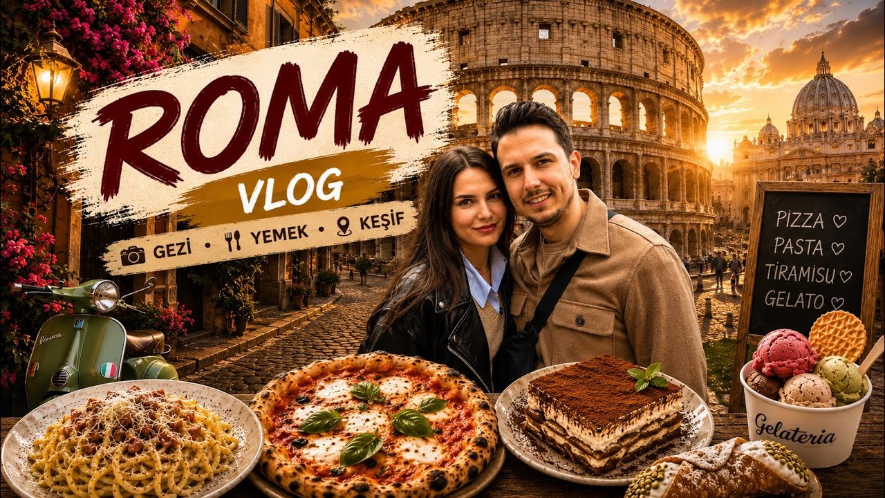 Roma Seyahat Rehberi: Görmeden Dönme! Roma Vlog