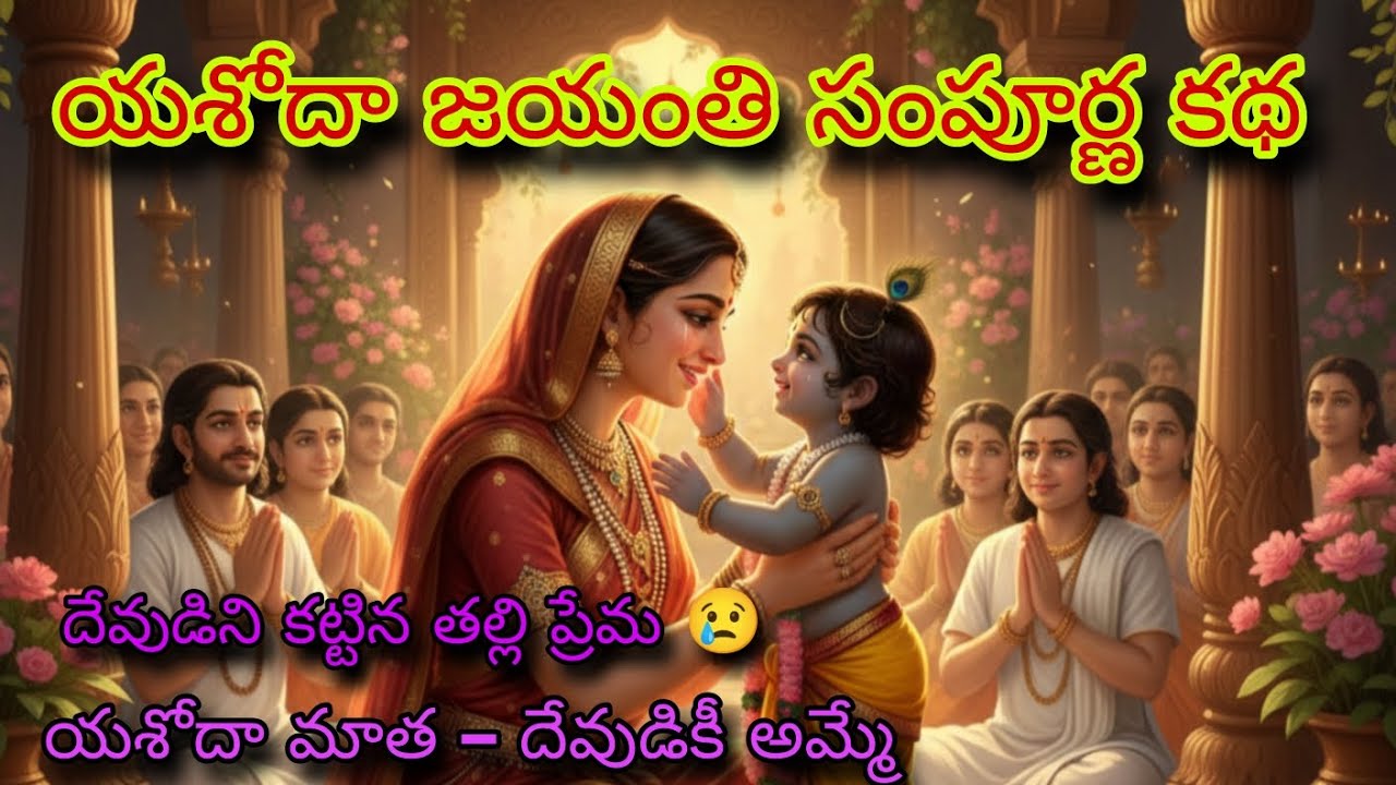యశోదా జయంతి సంపూర్ణ కథ | దేవుడిని కట్టిన తల్లి ప్రేమ | Emotional Krishna Story Telugu
