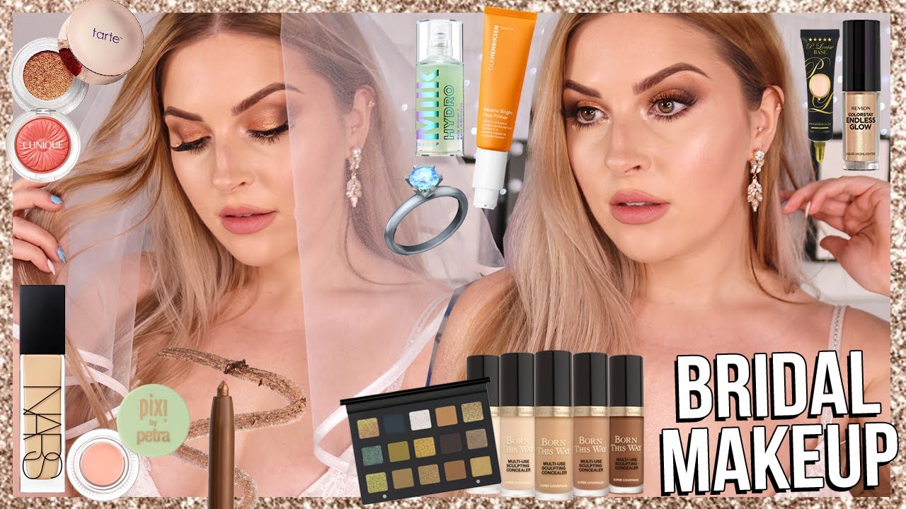 BRIDAL makeup tutorial! 💍 wedding glam using HOLY GRAIL makeup!