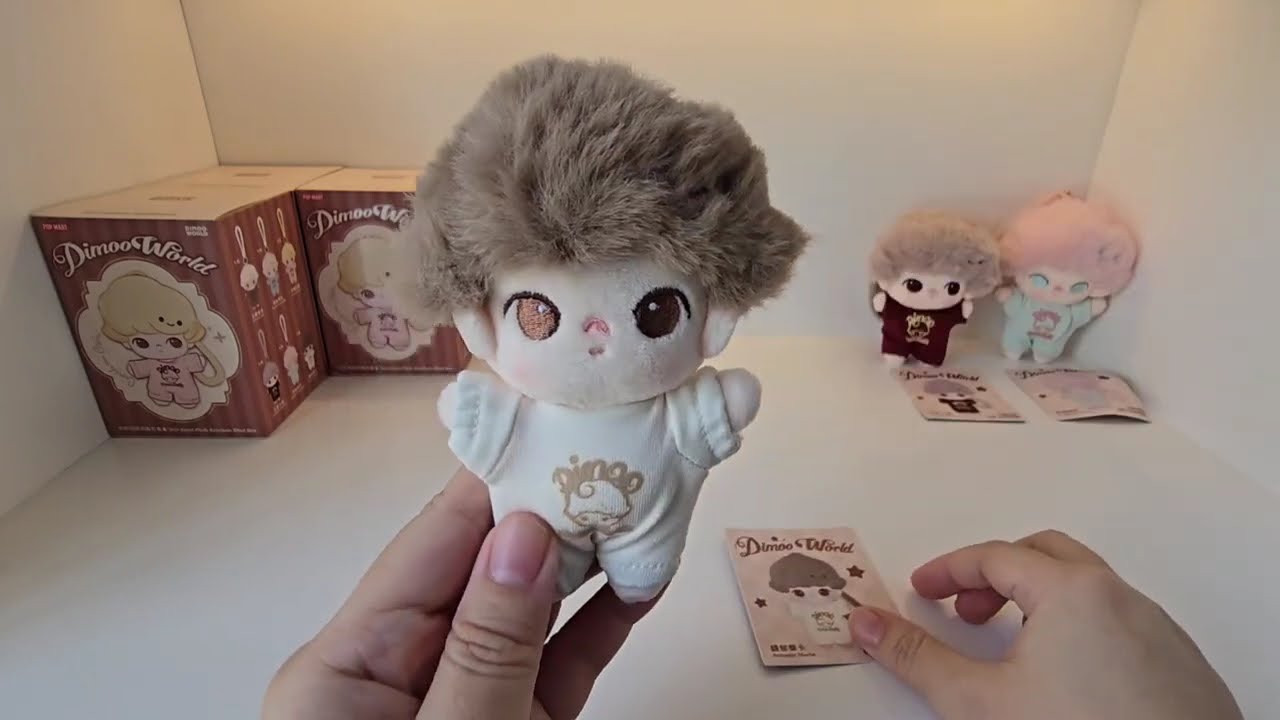 Dimoo Crush On Coffee Series Soft Faced Plush Unboxing ASMR