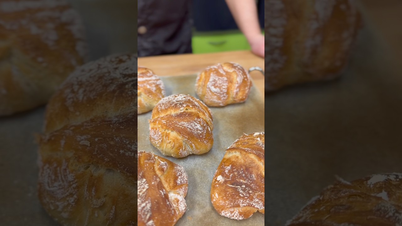 Euer Liebling 🏆 Die einfachsten Br&ouml;tchen der Welt #backen