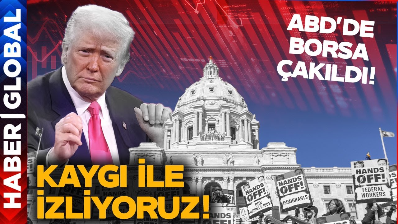 ABD'de Ekonomi Tepetaklak! Borsa Çakıldı, Batan Batana...