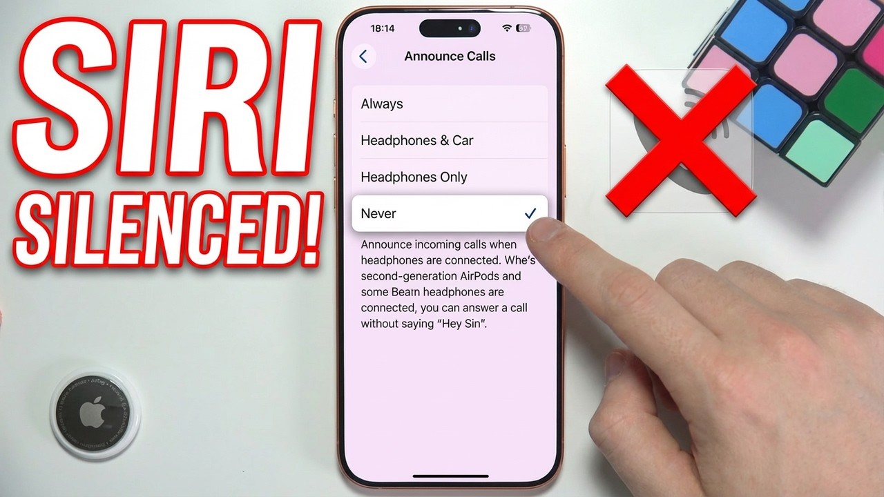 iPhone 17 Pro Max: How to Turn Off Siri Announce Calls