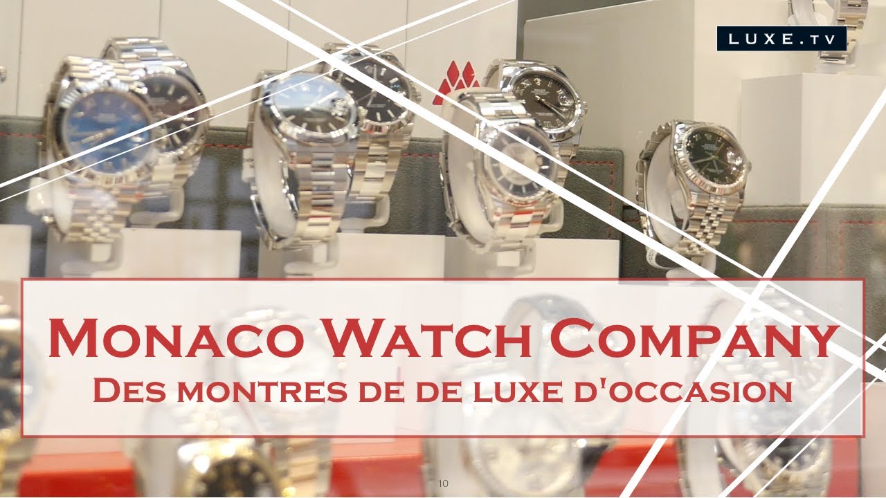 Monaco Watch Company - Des montres de luxe d'occasion - LUXE.TV