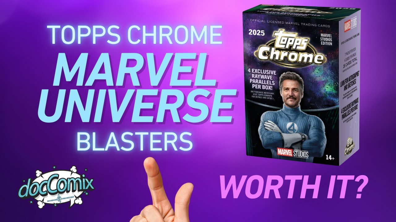Topps Chrome Marvel Universe Edition Blasters Unboxing x5