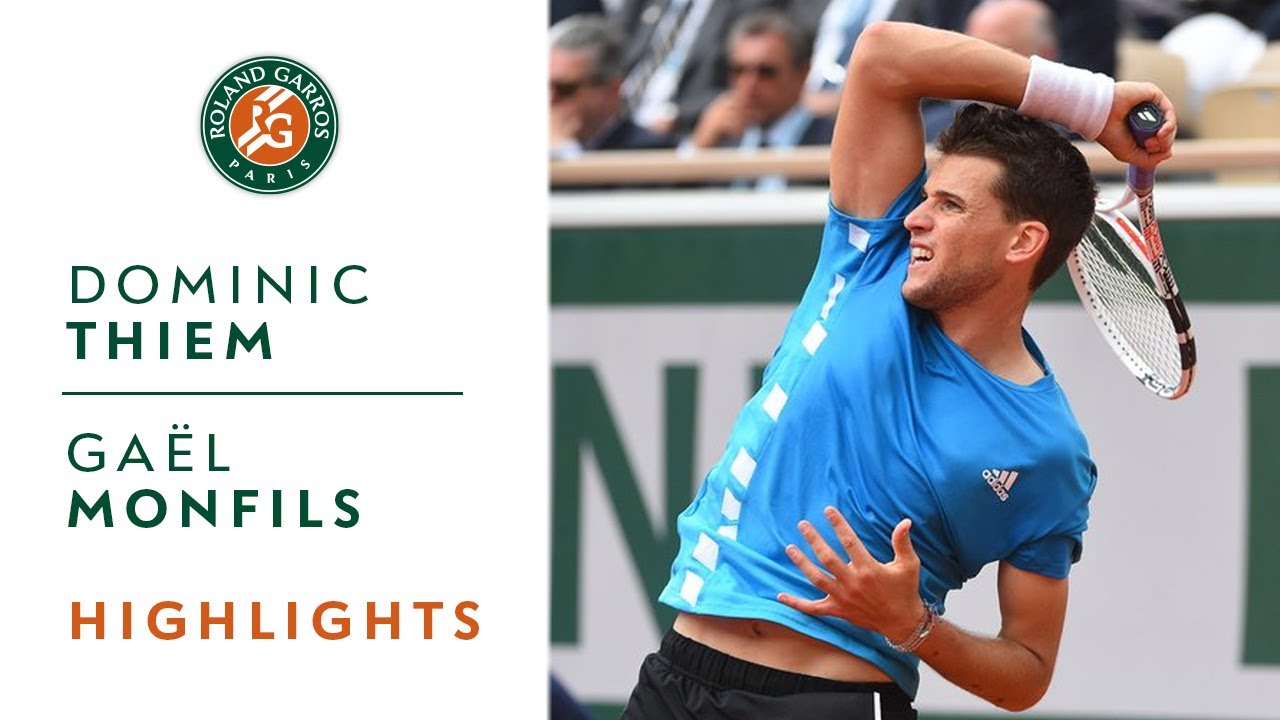Dominic Thiem vs Ga&euml;l Monfils - Round 4 Highlights | Roland-Garros 2019