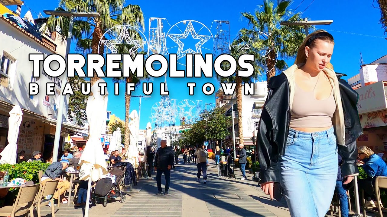 Torremolinos Spain Beautiful Town Christmas Season December 2023 Update Costa del Sol | Málaga [4K]