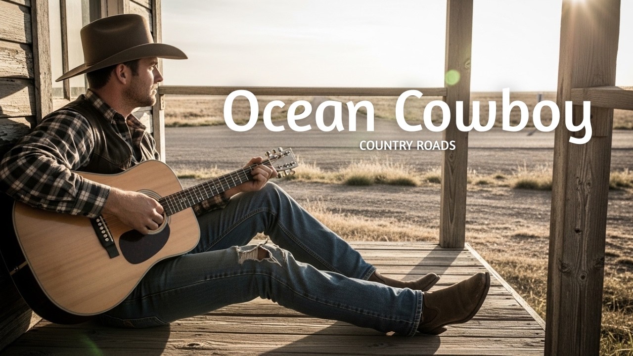 Ocean Cowboy 🌅 Relaxing Country Music | Coastal Western Vibes.