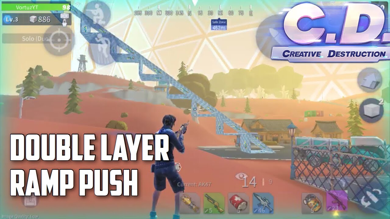 DOUBLE LAYER RAMP PUSH - Creative Destruction Tips