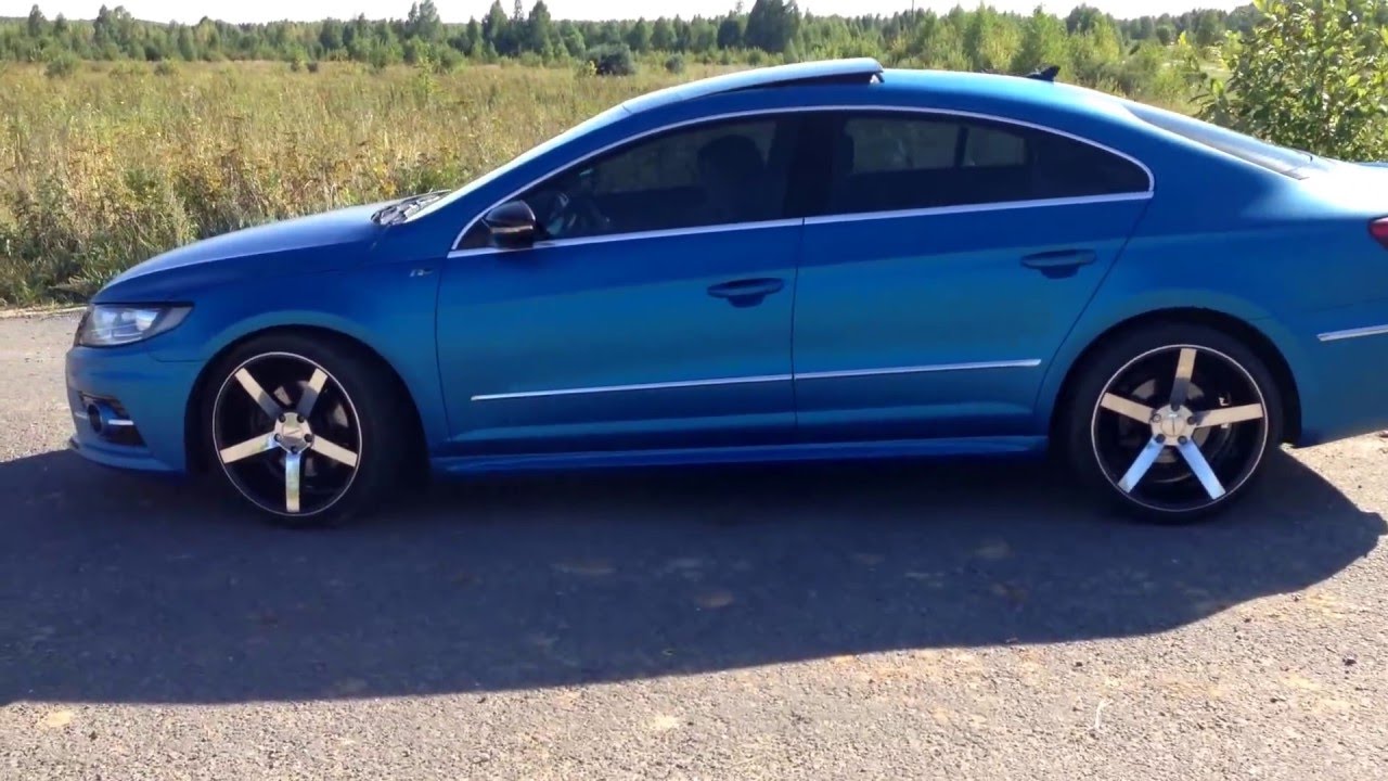 VW Passat CC TSI 2.0 FaceLift R-LINE Wrap 3M ScotchPrint M227 on Vossen CV3 R19