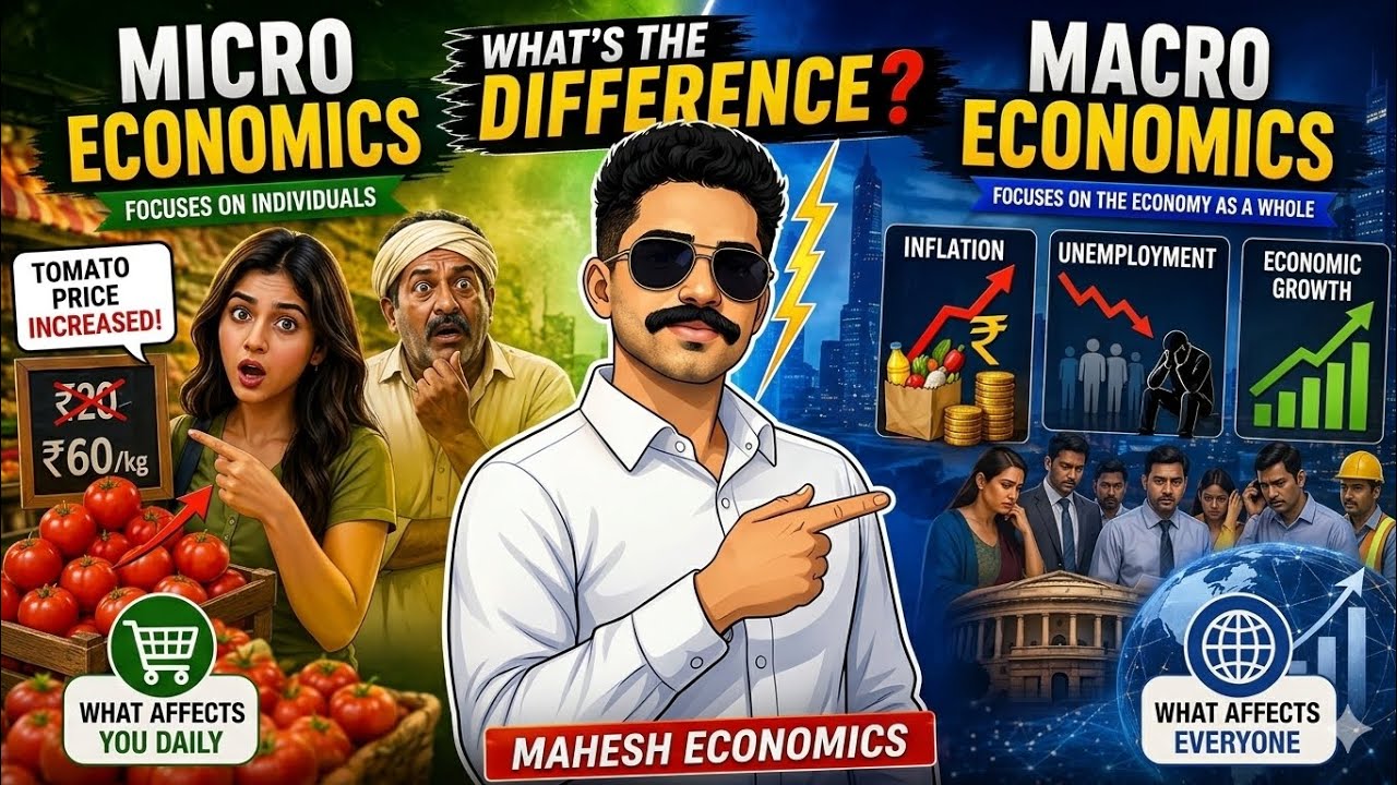Why Tomato Prices Rise but You&rsquo;re Still Broke? (Micro vs Macro Economics Explained)