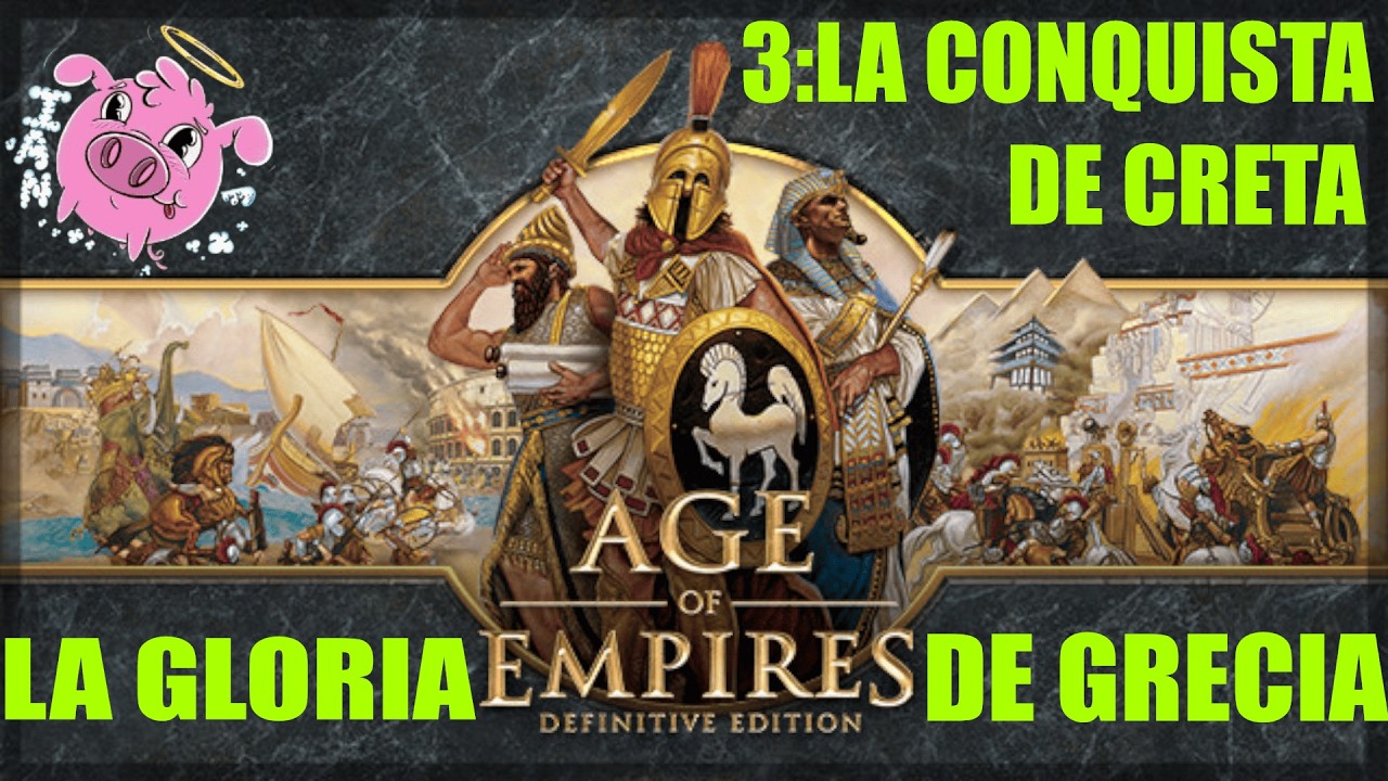 AOE 1 LA GLORIIA DE GRECIA MISIÓN 3 LA CONQUISTA DE CRETA