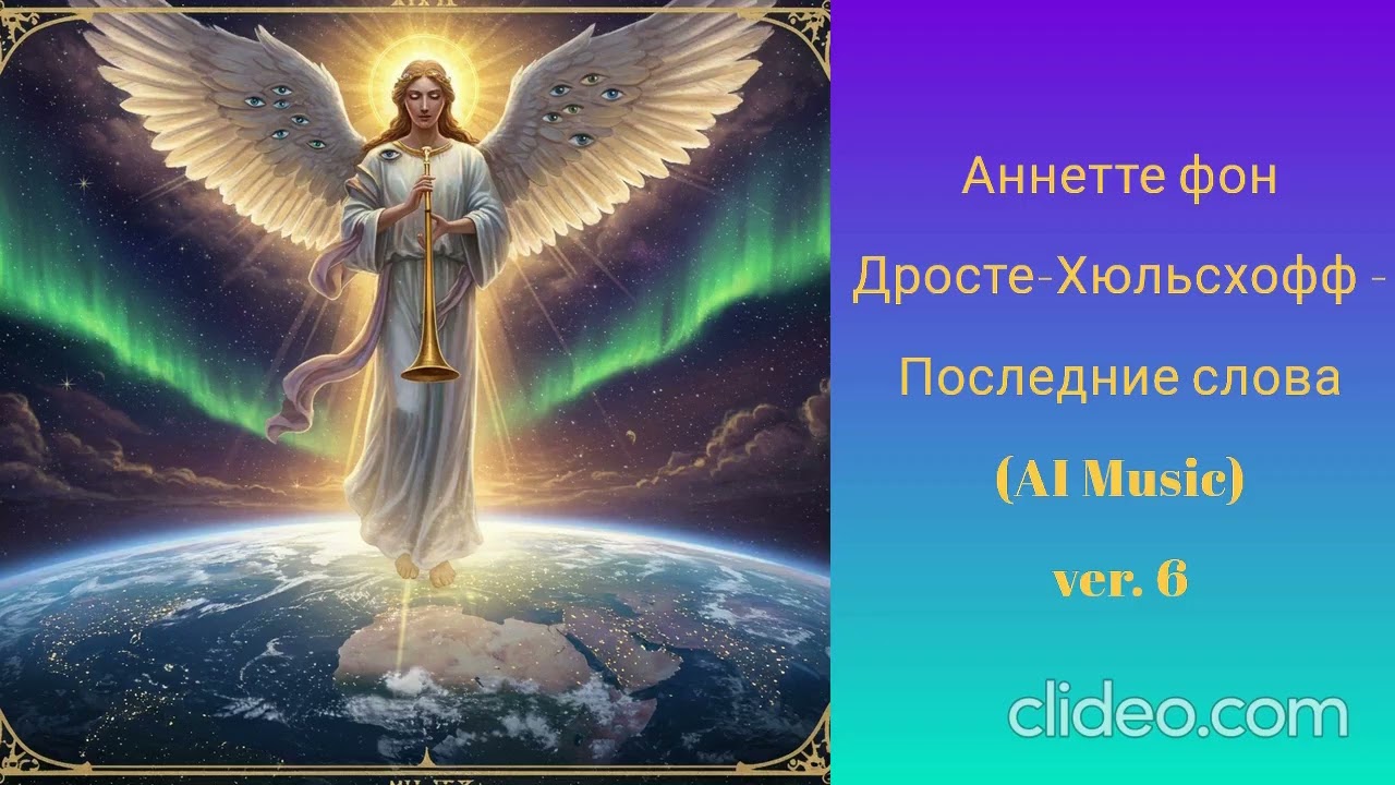 Аннетте фон Дросте Хюльсхофф - Последние слова (AI Music) ver. 6