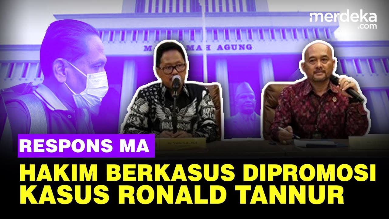 Blak-blakan MA, Hakim Rudi Suparmono Terlibat Kasus Ronald Tannur Raih Promosi
