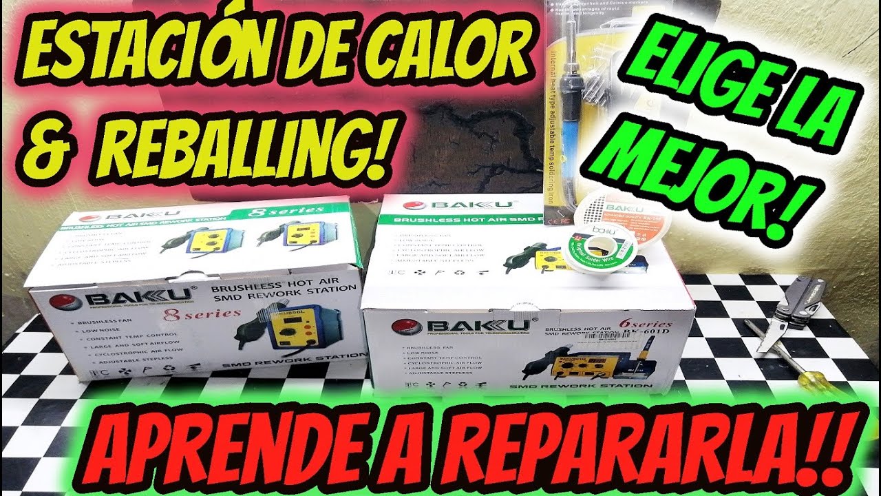 #ReparacionDeCelulares Curso de #EstaciónDeCalor ¿Cuál es la mejor y mas barata?
