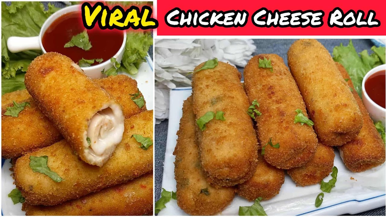 Viral Chicken Cheese Roll || Chicken Cheese Kabab || Cheese Roll || Cheese Kabab #trending #viral 