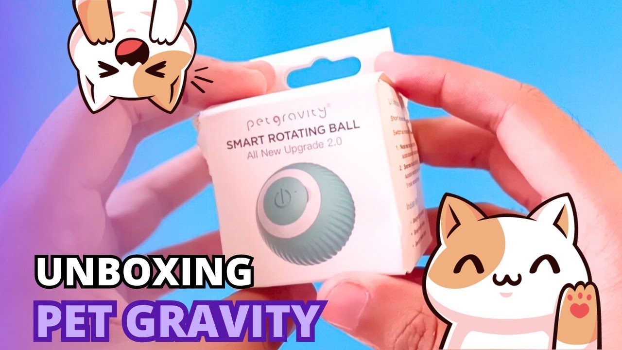Unboxing de la Pelota Inteligente Autorodante para gatos PET GRAVITY