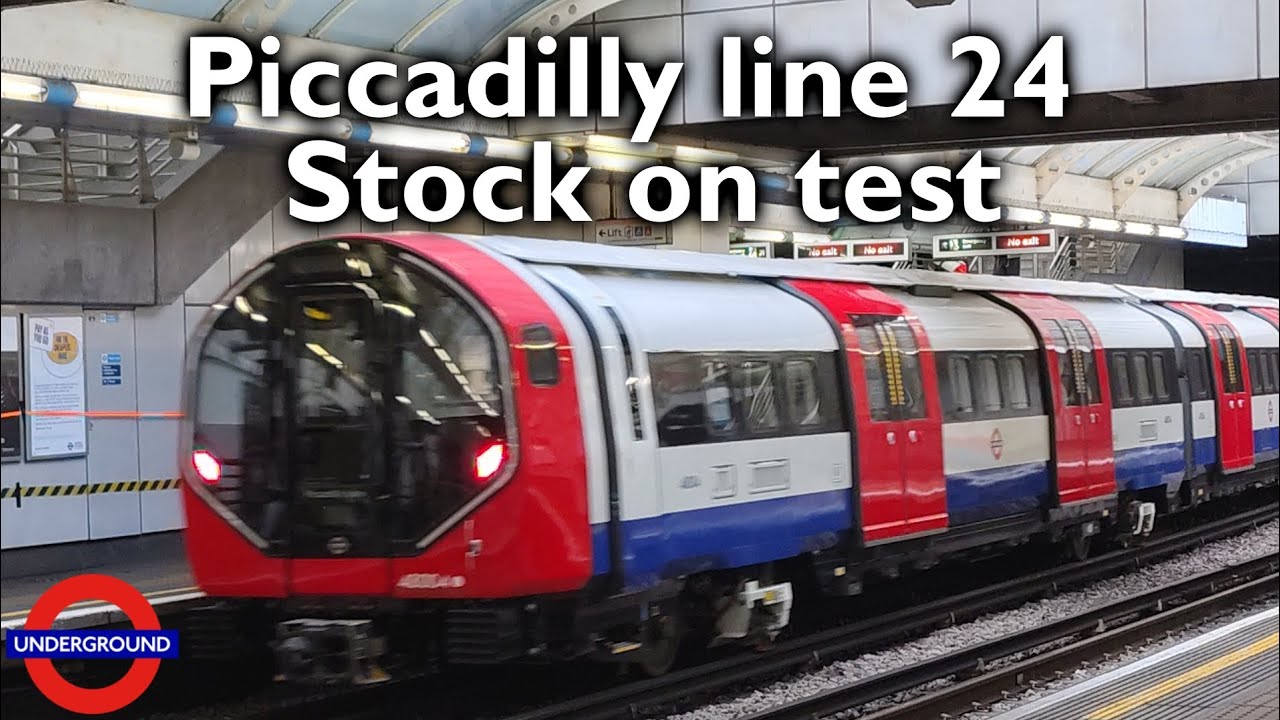 Brand new London Underground 24 Stock testing at Hammersmith!
