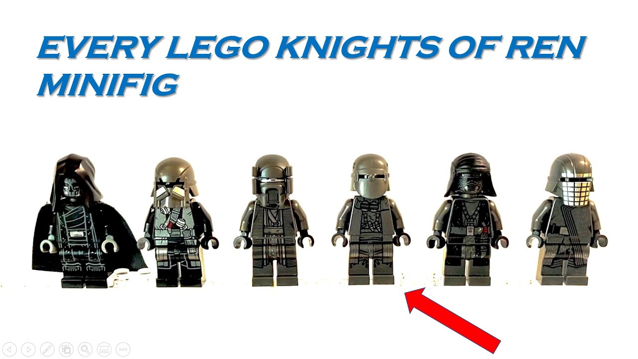 EVERY LEGO STAR WARS KNIGHT OF REN MINIFIGURE EVER MADE!