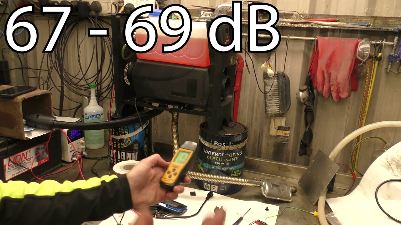 First run Lavaner Pro 2KW + sound comparison to 5KW