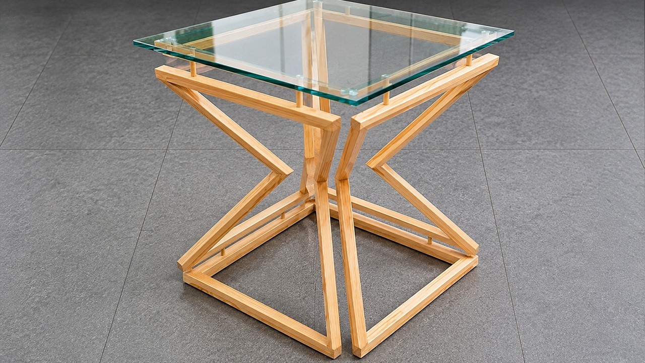 Most Carpenters Never Think of Making a Wooden Table This Way!