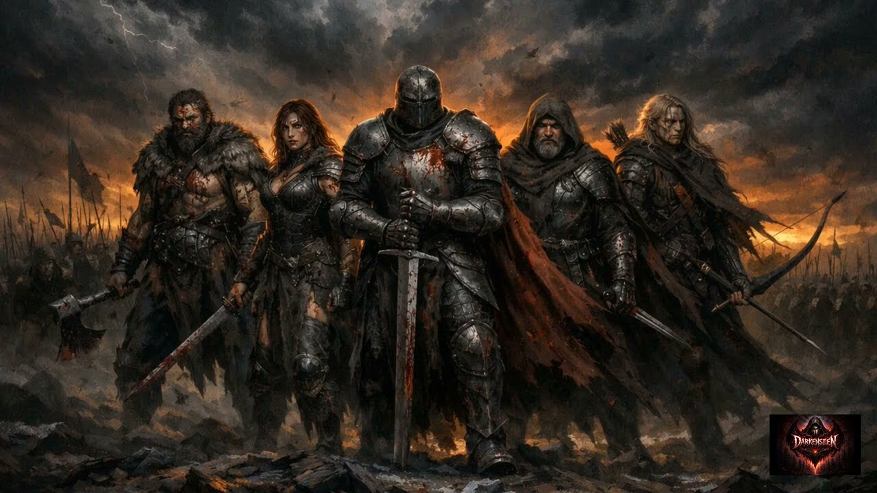 Darkenstien — Five Against the Dark (Epic Heroic Metal | Last Stand Anthem)