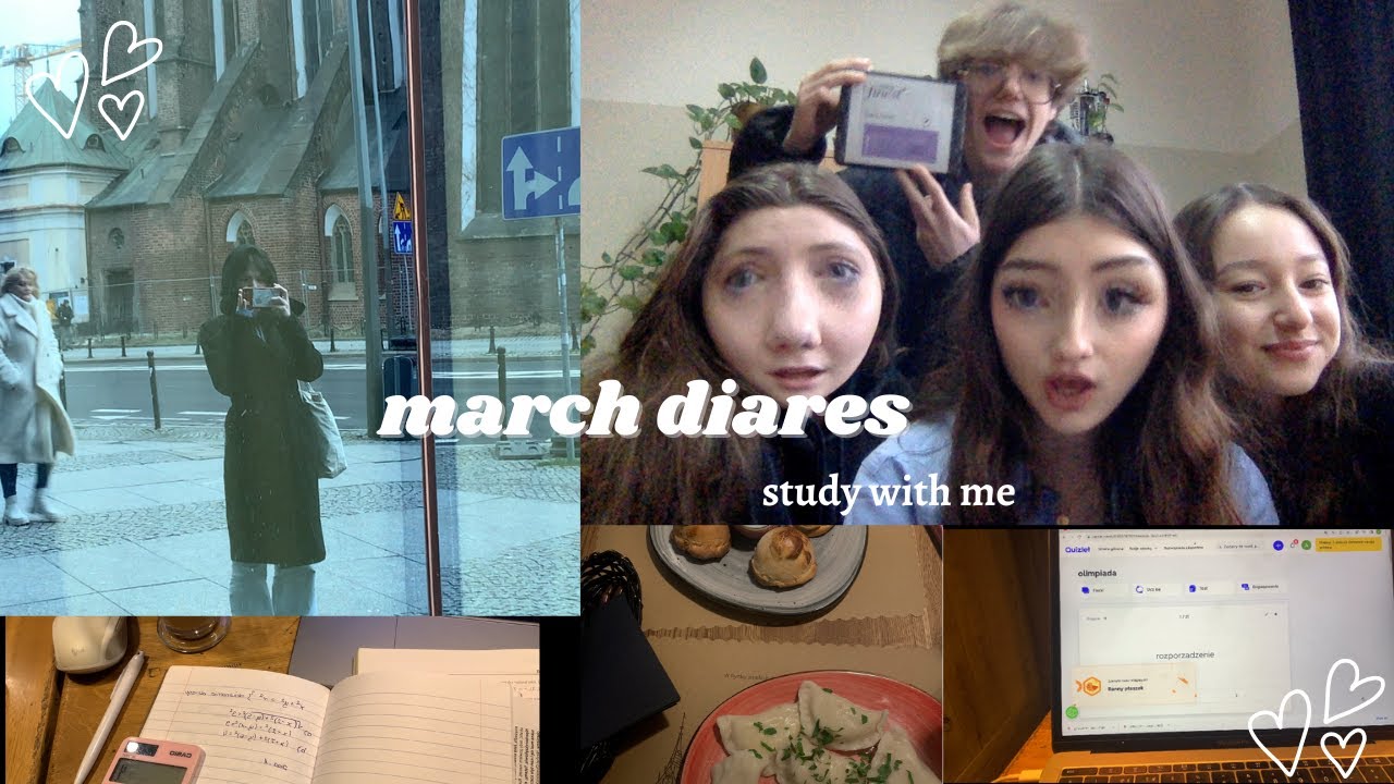 march diares✰I study with me, kilka moich dni✩✩✩