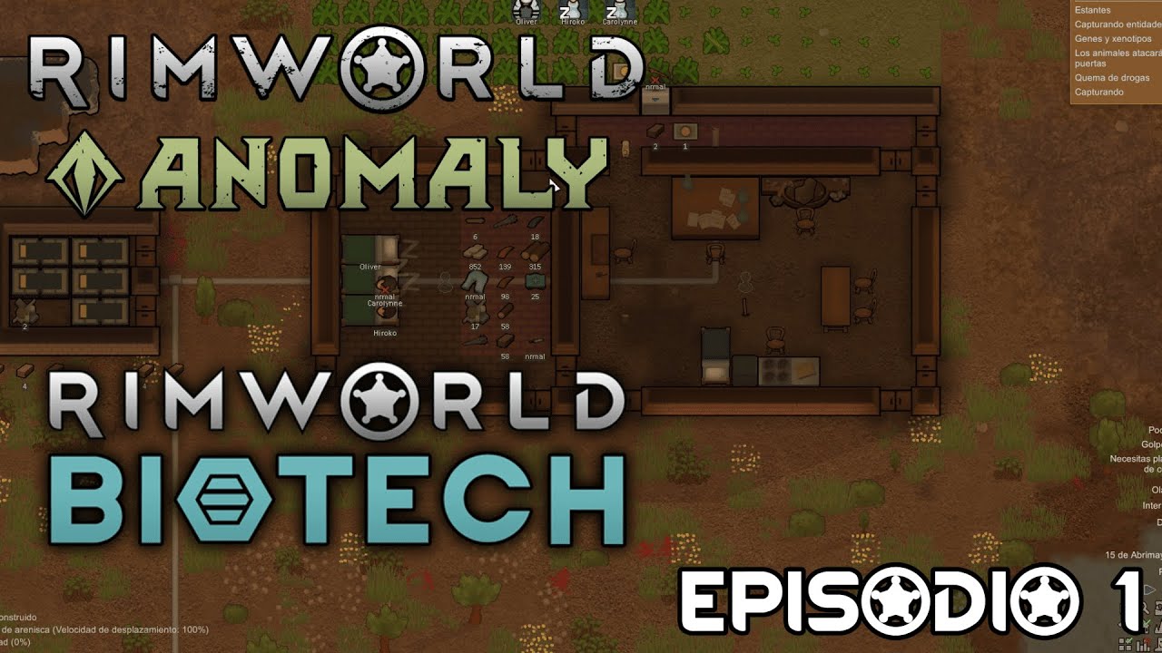 Rimworld EPISODIO #1 DLC ANOMALY y BIOTECH Nueva Serie!
